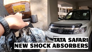 Tata Safari Storme NEW SHOCK ABSORBERS amp Suspension Install 😊 अब आएगा असली मजा गाड़ी चलाने में [upl. by Dhruv313]