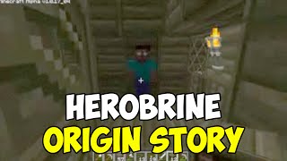 Herobrine Origin Story  Where Did Herobrine Come From [upl. by Bechler]