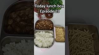 Today Lunch Box Recipe Chole Chawal Episode 23shorts [upl. by Vina]