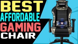 BEST AFFORDABLE GAMING CHAIR Uomax Gaming Chair Review  Racing Style Retractable Footrest [upl. by Annahsed343]