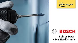 Bohrer Bosch Expert HEX 9 HardCeramic [upl. by Baniaz287]