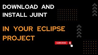 Download and Install JUnit in your Eclipse Java Project [upl. by Anayra890]