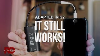 Connect a Phone to a Mixer 2018  iRIG2 To Lightning via Dongle [upl. by Anibor]