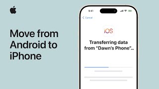 How to move from Android to iPhone  Apple Support [upl. by Clausen]