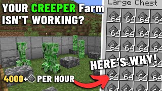 Minecraft 121 Creeper Farm Not Spawning Watch THIS ⚠️ [upl. by Pryce]