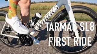 SWorks Tarmac SL8  First Ride and Initial Impressions [upl. by Bernette]