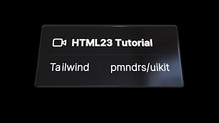 Create 3D UI with Tailwind  html23 Tutorial [upl. by Lourdes]