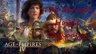 Age of Empires IV The Mongol Horde Campaign The Battle of Liegnitz 1241 [upl. by Awuhsoj201]