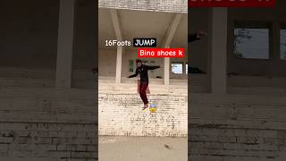 Bina shoes ka 16Foots se Jump😨 parkour flip jump [upl. by Campagna]