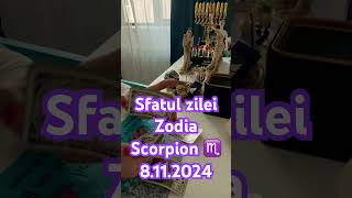 Sfatul zileizodia Scorpion ♏️tarot cariera horoscop zodie dragoste scorpion [upl. by Aekal]