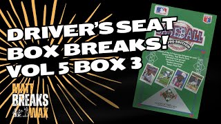 Drivers Seat Box Breaks Vol 5 Box 3  1990 Upper Deck [upl. by Monney936]