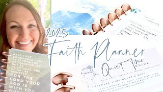 ✝️ 2025 Faith Planner Partial Set Up and Flip Through  Part 1  War Binder [upl. by Yanrahc711]