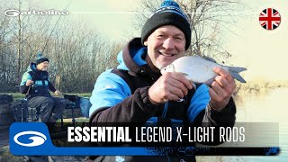 Masters Feeder World Champ Simon Fry on the amazing Garbolino Essential Legend XLight Feeder rods [upl. by Eurd]