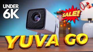 Best Budget Projector 2024  Wzatco Yuva Go Review  Under 6K Projector [upl. by Noami]