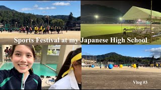 Sports Festival at my High School in Japan  Japanese High School Exchange 🇯🇵 vlog 3 [upl. by Efi]