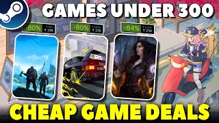 CHEAPEST Game DEALS 20 Best Games Under 100 200 300 Steam Spring Sale [upl. by Nalani796]