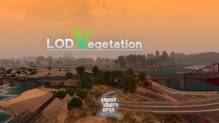 Vegetation LOD BSOR Five Stars  Gta Sa [upl. by Thalassa719]