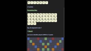 Wordfeud Tile Tracker [upl. by Atekahs716]