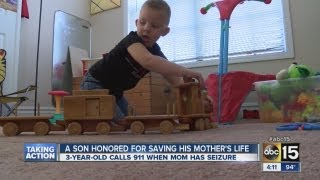 3yearold calls 911 and saves his moms life [upl. by Higginson761]