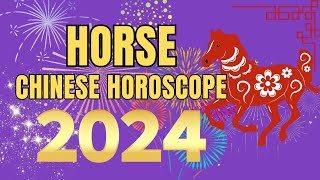 Horse Chinese Horoscope 2024 Predictions  Ziggy Natural [upl. by Cohbert530]