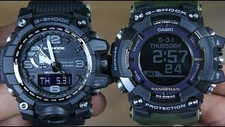 CASIO GSHOCK MUDMASTER GWG10001A1 VS RANGEMAN GPRB10001B [upl. by Theodore]