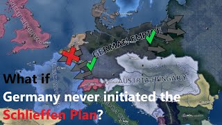 What If Germany Never Initiated The Schlieffen Plan Hoi4 Timelapse [upl. by Xyla]