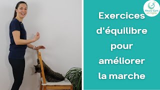 Exercices déquilibre et de posture pour améliorer la marche [upl. by Ihp622]