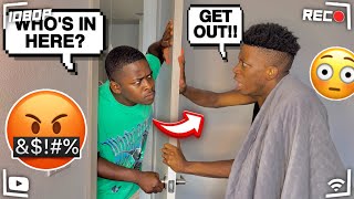 CHEATING WITH THE DOOR LOCKED PRANK ON BOYFRIENDHILARIOUS [upl. by Musetta]