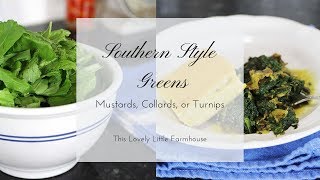 Mustard Greens Recipe [upl. by Rakel]