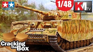 Unboxing Tamiyas New PzKpfwIV AusfH 148 [upl. by Enaxor117]