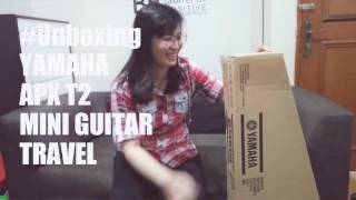 Unboxing Yamaha APXT2 Mini Travel Guitar [upl. by Hsaka837]