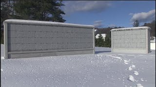 Columbariums Installed at Burlington Cemetery [upl. by Aicatsue617]