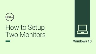 How to Connect Two Monitors to One Computer DELL Official Dell Tech Support [upl. by Kutzer]