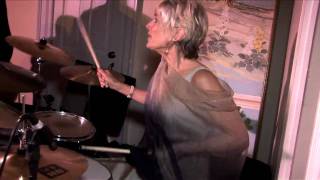 Mother of the Bride playing drums [upl. by Erlandson]