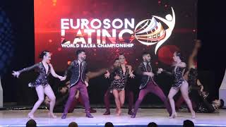 Sinergia  2do Puesto  Final Grupos Bachata Pro  Euroson Latino World Salsa Championship 2019 [upl. by Campball132]