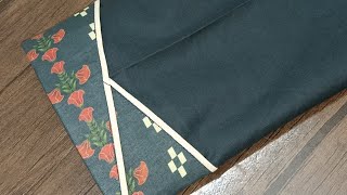 Very easy amp beautiful sleeves design  bazu aur trouser design cutting amp stitching  Effi Designs [upl. by Eiwoh]