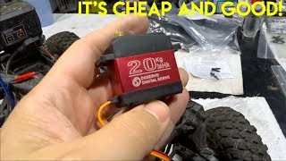 20 Servo Upgrade for TRX4 DS3218 is Cheap and Good  Netcruzer RC [upl. by Ahsetel]