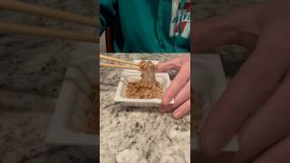 納豆 natto food fypシ゚viral japanesefood japan snack foodshorts fypage fyp egg rice [upl. by Anele]