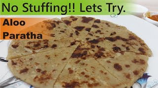 Aloo Roti with No Stuffing  Quick amp Easy Aloo Roti 3S Kitchen [upl. by Horner]