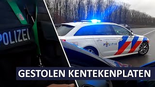 Politie  Gestolen kentekenplaten  Verdachten vluchten naar Duitsland  Dienst Infra  Polizei [upl. by Ardnohs]