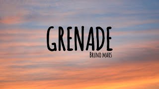 Grenade  Bruno Marslyrics [upl. by Galloway]