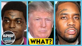 Kodak Black Makes Rap Song With Trump amp Fivio Foreign [upl. by Retsevlis]