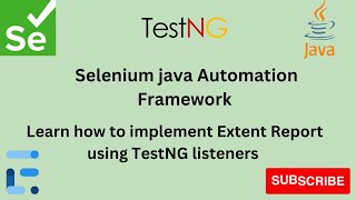 Part 7  Extent report using TestNG Listener  Selenium automation framework [upl. by Kerk598]