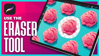 How To Erase In Procreate Using The Eraser Tool [upl. by Altman]