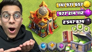 Maxing My Town Hall 16 Spending Spree Clash of Clans [upl. by Nennerb878]