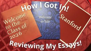 The Essays That Got Me Into Harvard Yale and Stanford [upl. by Ahtar155]