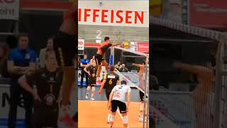 Mahela monster spike😱👀💥reelsvideo reels viralreels volley viralvideo shortsfeed shotssong [upl. by Leanatan143]