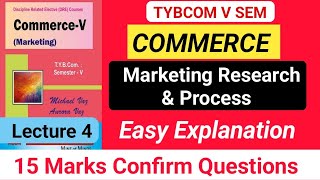 Commerce TYBCOM 5 SEM  Research of Marketing amp PROCESS  University Paper Solution 2024 [upl. by Shedd]