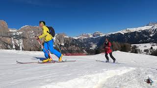 Sci Alpinismo Sela Palacia Val di Fassa [upl. by Lauralee]