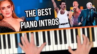 50 Iconic Piano Intros in under 10 Minutes [upl. by Einhorn]